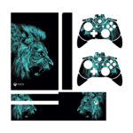اسکین Xbox one/s طرح Lion 01..