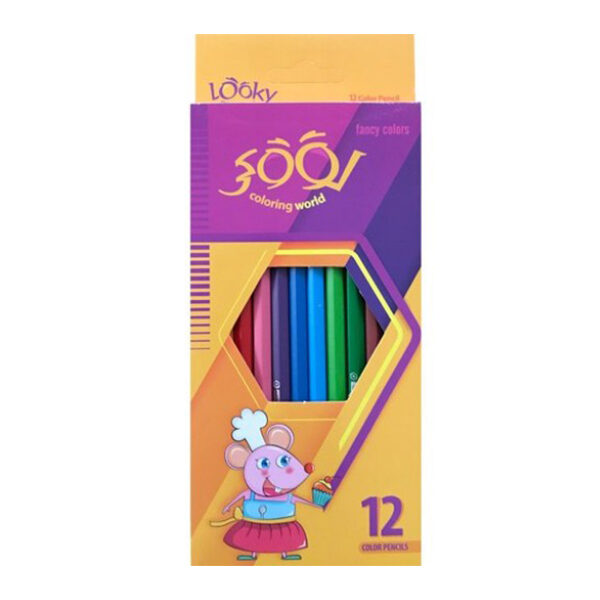 مداد رنگی 12 عددی لوکی