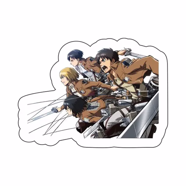 استیکر لپ تاپ طرح Attack on titan 29