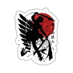 استیکر لپ تاپ طرح Attack on titan 35