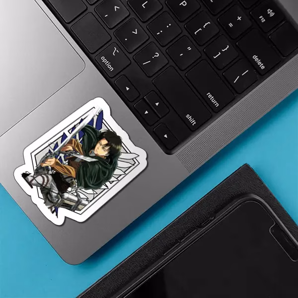 استیکر لپ تاپ طرح Attack on titan 40
