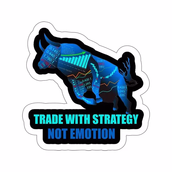 استیکر لپ تاپ طرح Trader 50