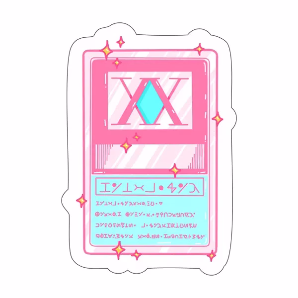 استیکر لپ تاپ طرح Hunter x hunter 06