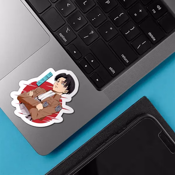 استیکر لپ تاپ طرح Attack on titan 70