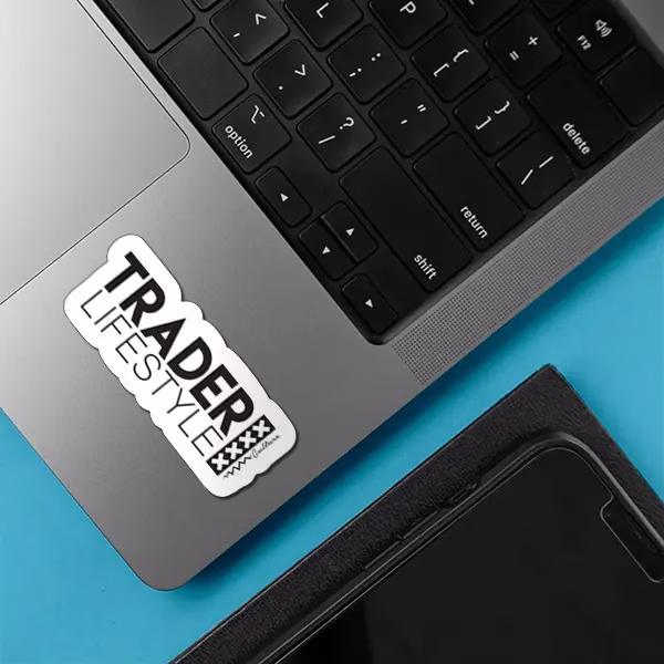 استیکر لپ تاپ طرح Trader 76