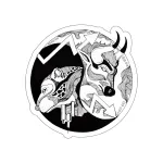 استیکر لپ تاپ طرح Trader 77