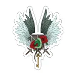 استیکر لپ تاپ طرح Attack on titan 82