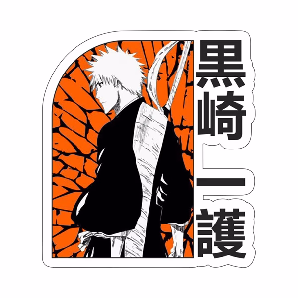 استیکر لپ تاپ طرح Bleach 08