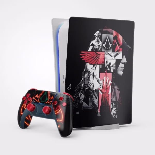 اسکین Playstation 5 طرح Assassin's creed 04