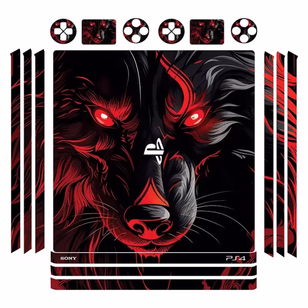 اسکین Ps4 طرح wolf01 1