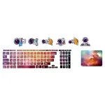 اسکین لپ تاپ طرح Space کد 157 به همراه استیکر کیبورد 3