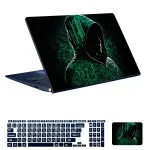 اسکین لپ تاپ طرح هکر کد 20 به همراه استیکر کیبورد 1