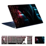اسکین لپ تاپ طرح هکر کد 29 به همراه استیکر کیبورد 1