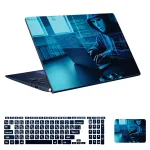 اسکین لپ تاپ طرح هکر کد 41 به همراه استیکر کیبورد 1