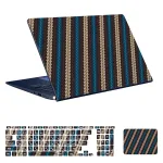 اسکین لپ تاپ طرح هندسی کد 40 به همراه استیکر کیبورد 1