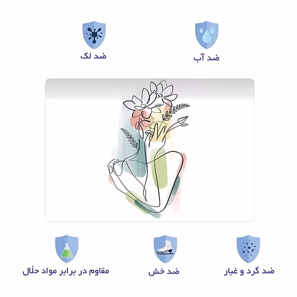 اسکین لپ تاپ طرح minimal کد 01