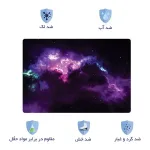 اسکین لپ تاپ طرح Space کد 204 به همراه استیکر کیبورد 3
