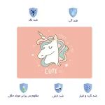 اسکین لپ تاپ طرح یونیکورن کد 11 به همراه استیکر کیبورد 2