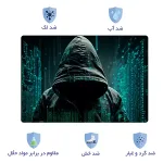 اسکین لپ تاپ طرح هکر کد 24 به همراه استیکر کیبورد 2
