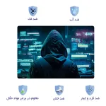 اسکین لپ تاپ طرح هکر کد 30 به همراه استیکر کیبورد 2
