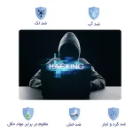 اسکین لپ تاپ طرح هکر کد 33 به همراه استیکر کیبورد 2