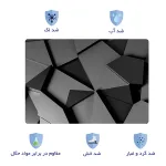 اسکین لپ تاپ طرح هندسی کد 21 به همراه استیکر کیبورد 2