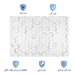 اسکین لپ تاپ طرح هندسی کد 25 به همراه استیکر کیبورد 2