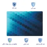 اسکین لپ تاپ طرح هندسی کد 29 به همراه استیکر کیبورد 2