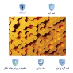 اسکین لپ تاپ طرح هندسی کد 32 به همراه استیکر کیبورد 2