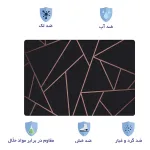 اسکین لپ تاپ طرح هندسی کد 43 به همراه استیکر کیبورد 2