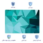 اسکین لپ تاپ طرح هندسی کد 44 به همراه استیکر کیبورد 2