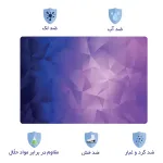 اسکین لپ تاپ طرح هندسی کد 46 به همراه استیکر کیبورد 2
