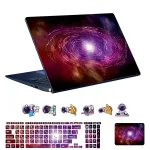 اسکین لپ تاپ طرح Space کد 171 به همراه استیکر کیبورد 1