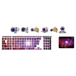 اسکین لپ تاپ طرح Space کد 171 به همراه استیکر کیبورد 2