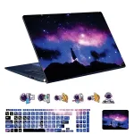 اسکین لپ تاپ طرح Space کد 178 به همراه استیکر کیبورد 1