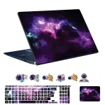 اسکین لپ تاپ طرح Space کد 204 به همراه استیکر کیبورد 1