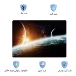 اسکین لپ تاپ طرح Space کد 179 به همراه استیکر کیبورد 3