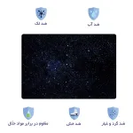 اسکین لپ تاپ طرح Space کد 182 به همراه استیکر کیبورد 3