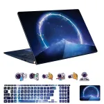 اسکین لپ تاپ طرح Space کد 175 به همراه استیکر کیبورد 1