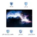 اسکین لپ تاپ طرح Space کد 187 به همراه استیکر کیبورد 3