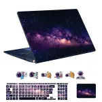 اسکین لپ تاپ طرح Space کد 160 به همراه استیکر کیبورد 1