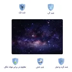 اسکین لپ تاپ طرح Space کد 170 به همراه استیکر کیبورد 3