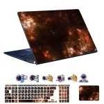 اسکین لپ تاپ طرح Space کد 192 به همراه استیکر کیبورد 1