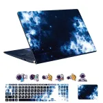 اسکین لپ تاپ طرح Space کد 190 به همراه استیکر کیبورد 1