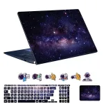 اسکین لپ تاپ طرح Space کد 170 به همراه استیکر کیبورد 1