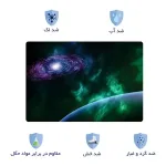 اسکین لپ تاپ طرح Space کد 181 به همراه استیکر کیبورد 2
