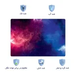 اسکین لپ تاپ طرح Space کد 162 به همراه استیکر کیبورد 3