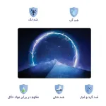اسکین لپ تاپ طرح Space کد 175 به همراه استیکر کیبورد 2