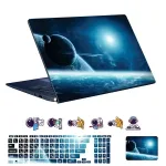 اسکین لپ تاپ طرح Space کد 186 به همراه استیکر کیبورد 1