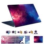 اسکین لپ تاپ طرح Space کد 162 به همراه استیکر کیبورد 1